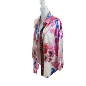 Brand new with Tags Soft Surroundings Giverney Shirt‎ and White Tank Size PM